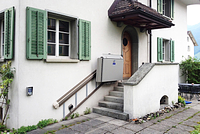 Platformlift outside for straight stairs