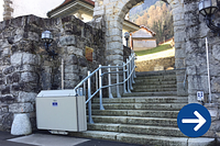 Inclined platform lifts