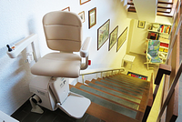 Stairlift SLK FC overview from up above view